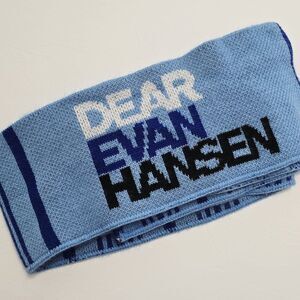 Dear Evan Hansen - 62"‎ X 6"  Stripe Collection Scarf Blue